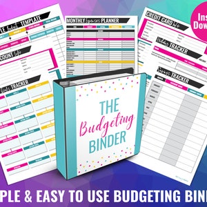 Financial Planner, Printable Budget, Digital Budget, Money Planner, Budget Binder, Budgeting Binder, Budget Planner, Budget Spreadsheet