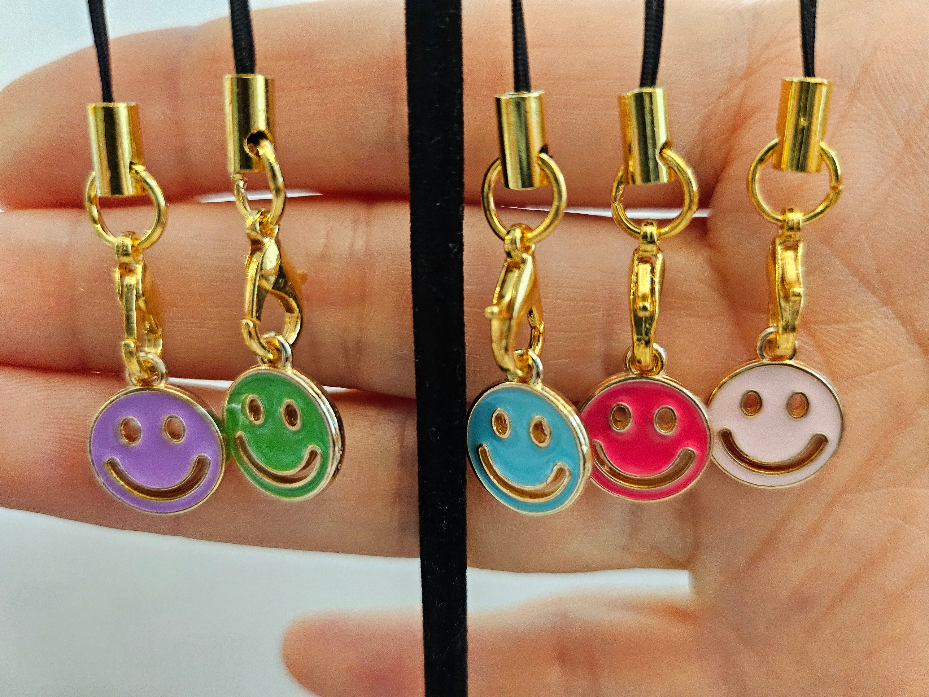 Happy Phone Charm - Etsy