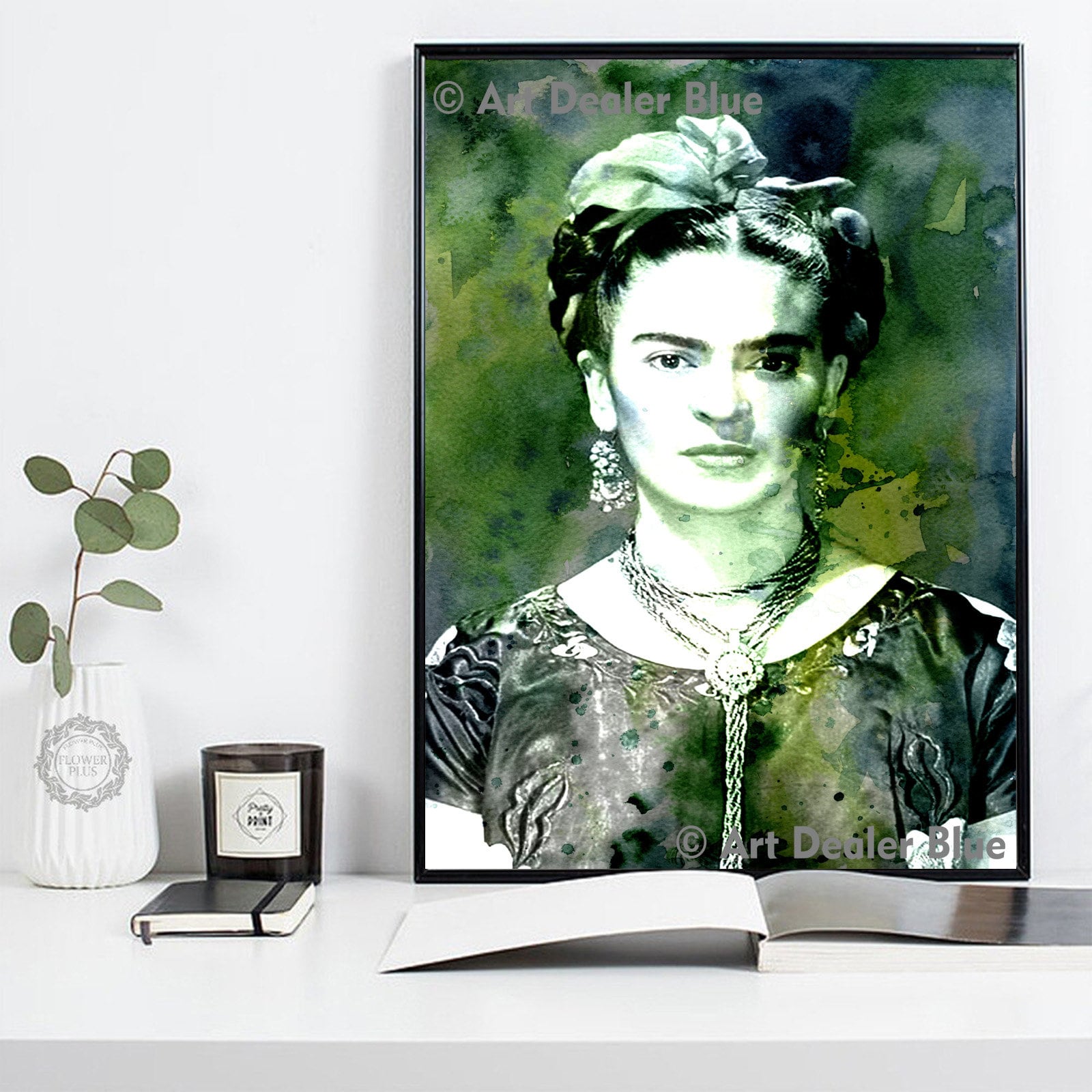 Toile d'art culturel iconique Frida Kahlo par Pyramid International