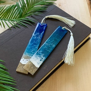 Ocean Resin Bookmarks Avid Reader Gifts Bookmark Book Lover Gift ...