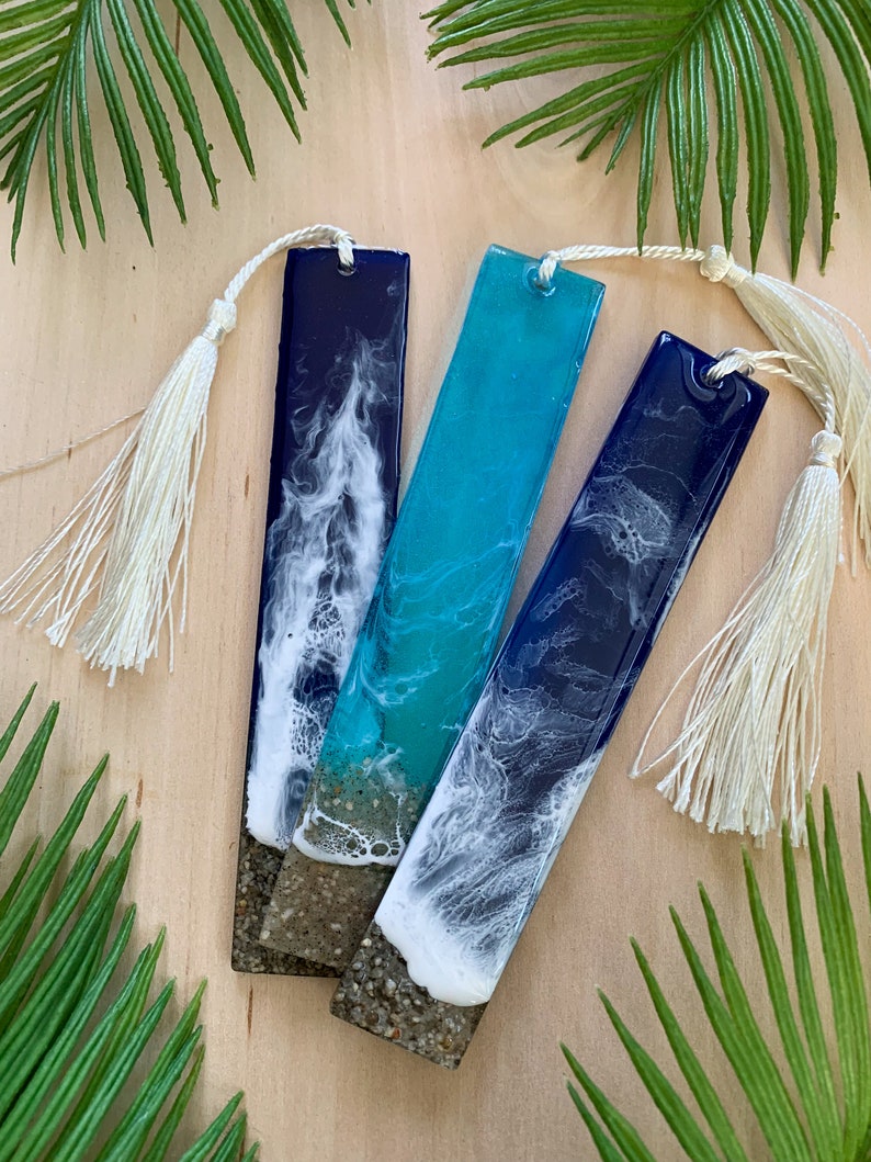 Ocean Lover Bookmark Beach Lover Gift Bookmark Book Lover Gift Avid Reader Book Club Gift Mother's Day Teacher Gift Grad image 5