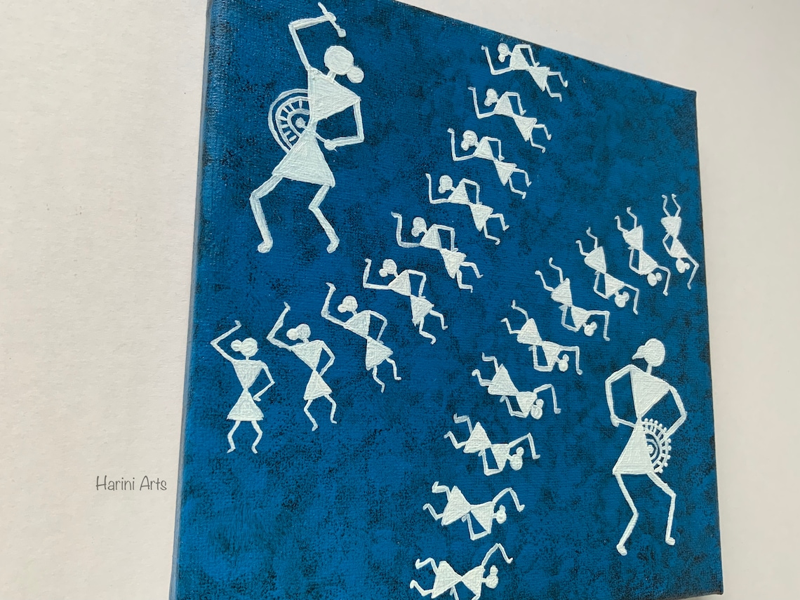 Warli Wall Art // Warli Painting // Warli Art // Warli Art Etsy India