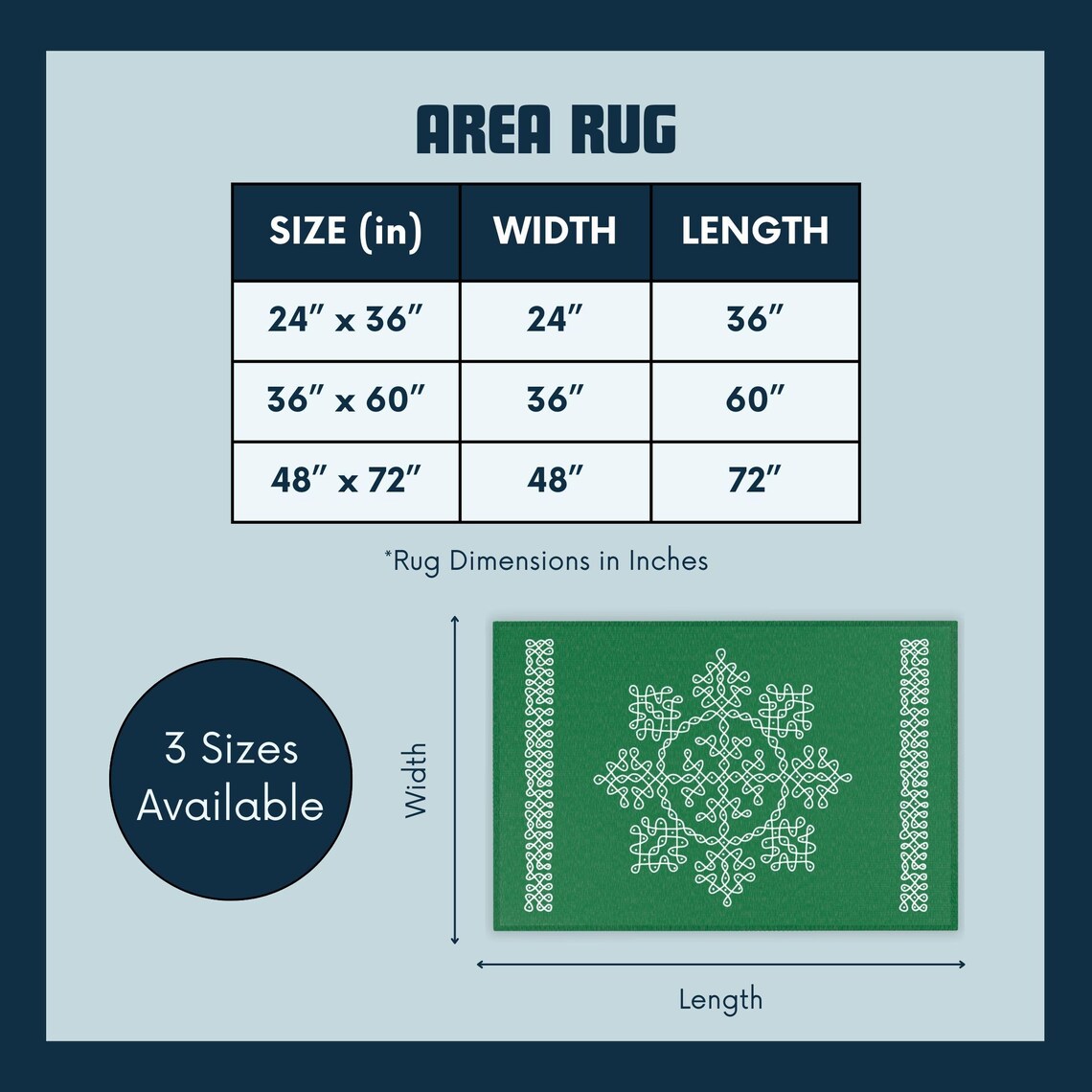 Pooja Decoration, Rangoli Mat Green Area Rug, Mandir Mat, Puja Backdrop ...