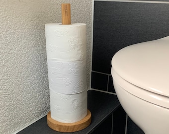 Oak toilet paper holder, toilet paper holder, toilet roll holder, bathroom decoration, bathroom accessories