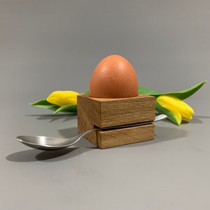 Wooden egg cup, personalized egg cup, oak egg cup, Easter egg, brunch, wooden egg cup, Easter