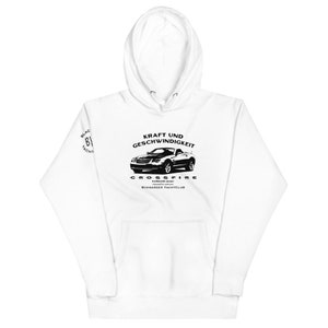 German Crossfire Hoodie, Chrysler Crossfire Hoodie, Car Guy hoodie, Gift for car Guy, Gift for car girl, Sportswear Lover