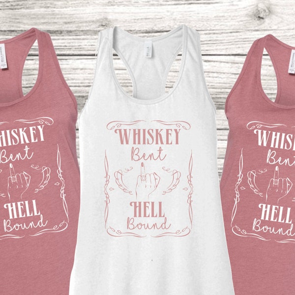 Whiskey Ring Finger Flip Bachelorette Party T-Shirts. Party Shirts. Tennessee, Nashville, Drinking, Alcohol. Last Bash. Customizable!