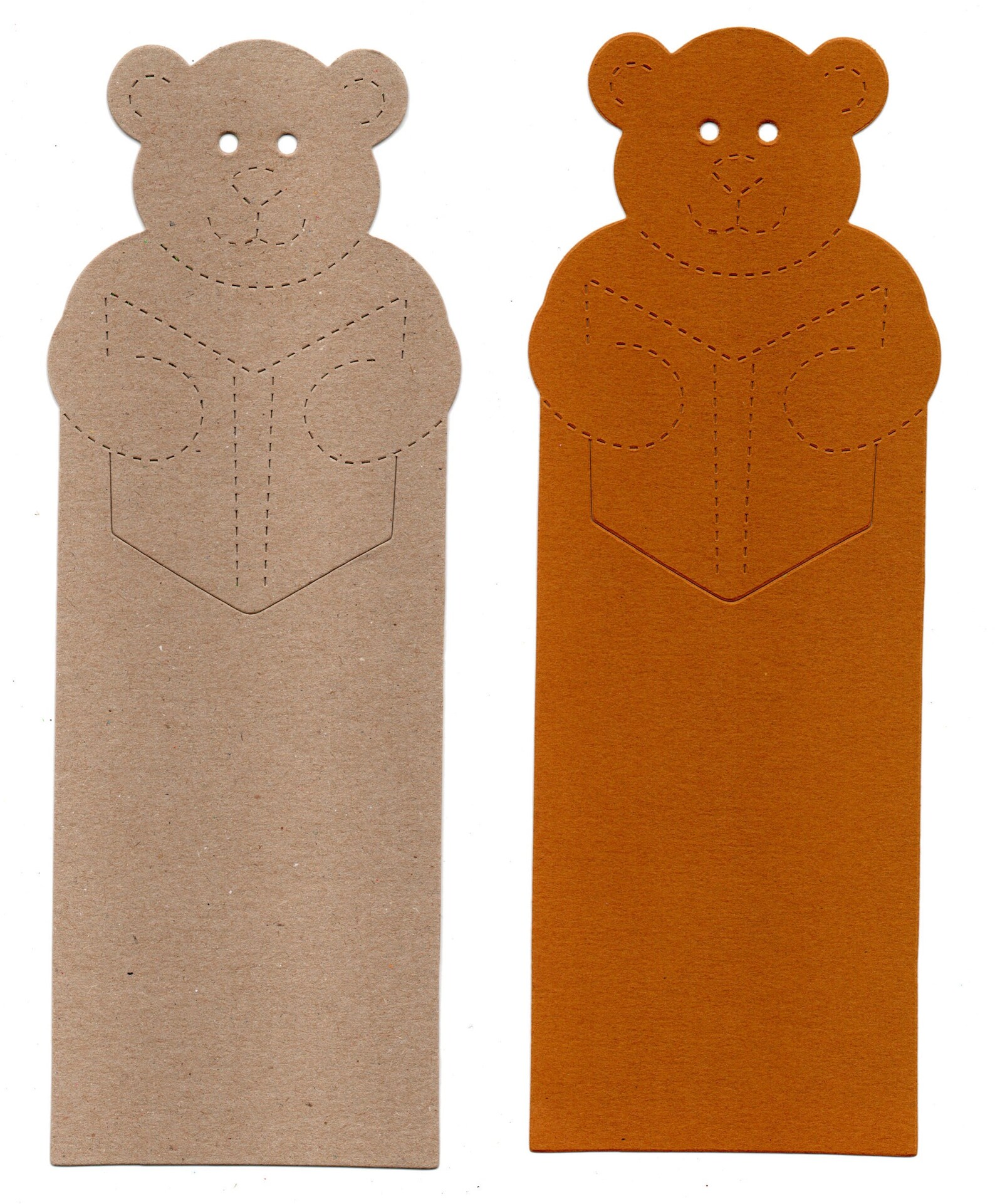 5 x BOOKMARK Teddy BEAR 20.5x7.5cm die cut kids party craft Etsy