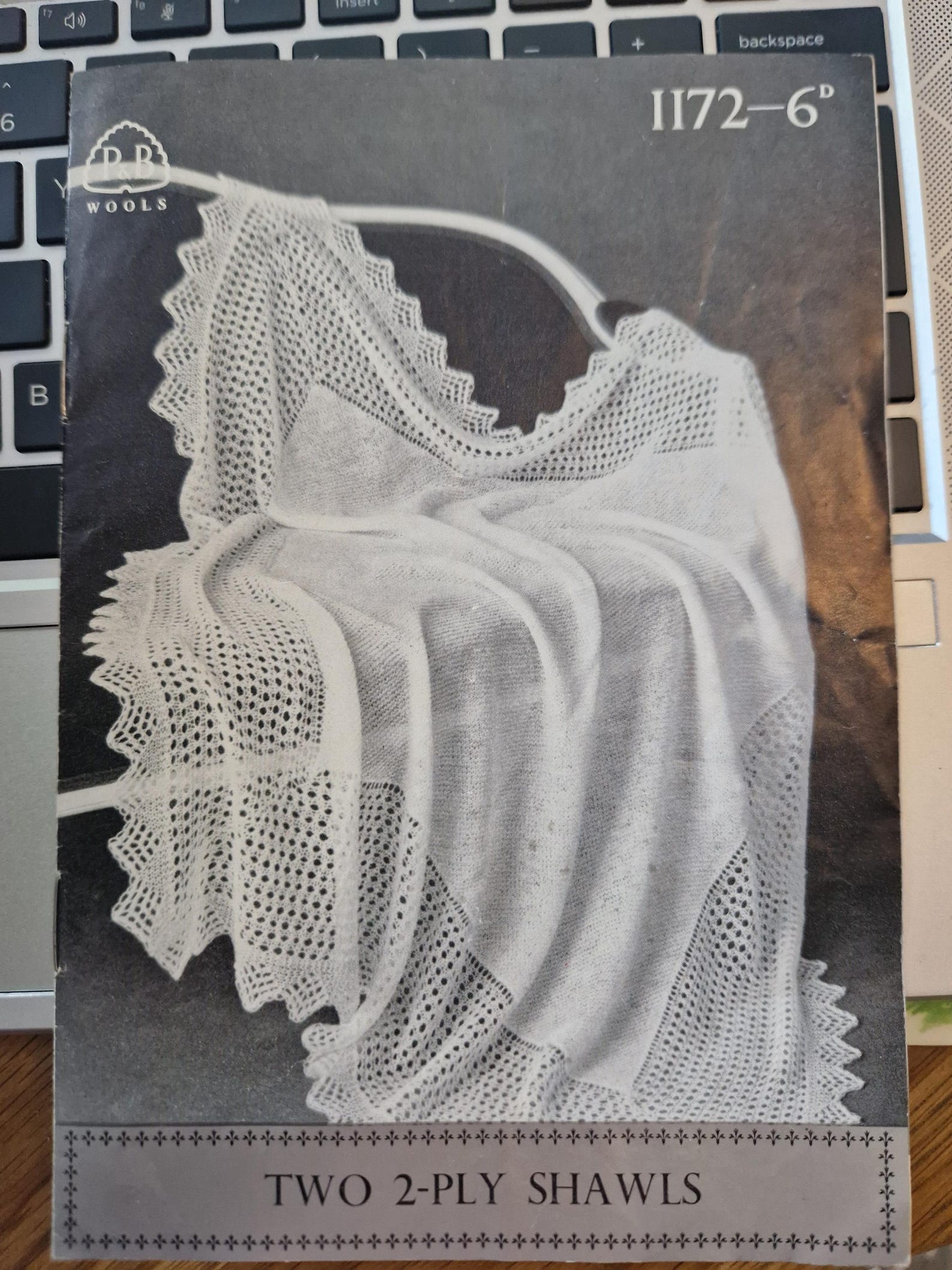 Instant Download PDF Vintage Patons P and B 1272 Baby Knitting Shawl ...