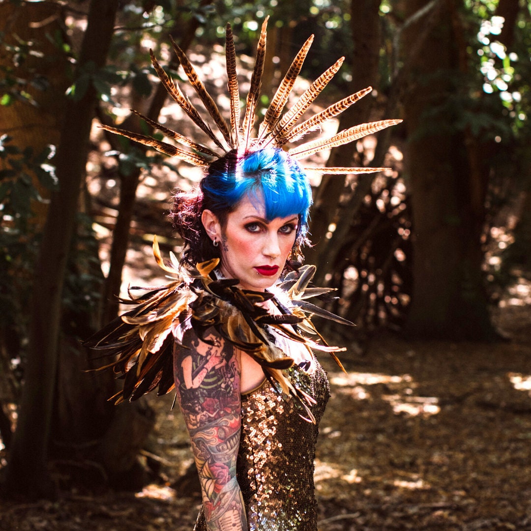 BOHO FEATHER HALO Wedding / Festival 