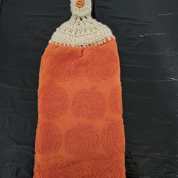 Gehäkeltes Kürbis Handtuch