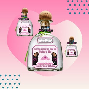 Custom Liquor Bottles LABEL ONLY