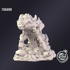 DnD Miniature Stalker Creature miniature for Dungeons and Dragons tabletop RPG Wargaming miniature from Cast N Play