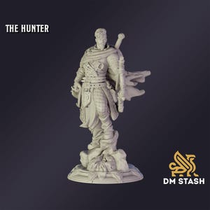 DnD Miniature The Hunter miniature for Dungeons and Dragons tabletop RPG Wargaming miniature from DM Stash