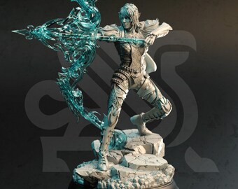 Miniatura de Elfo Arquero Arcano para el juego de rol de mesa Dungeons & Dragons, de DM Stash.