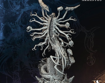 DnD Miniature Devil Lycan Centipede miniature for Dungeons and Dragons tabletop RPG Wargaming miniature from  Archvillain Games