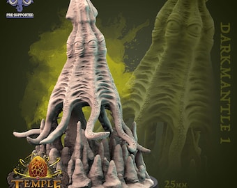 DnD Miniature Darkmantle miniature for Dungeons and Dragons tabletop RPG Wargaming miniature from Mammoth Factory