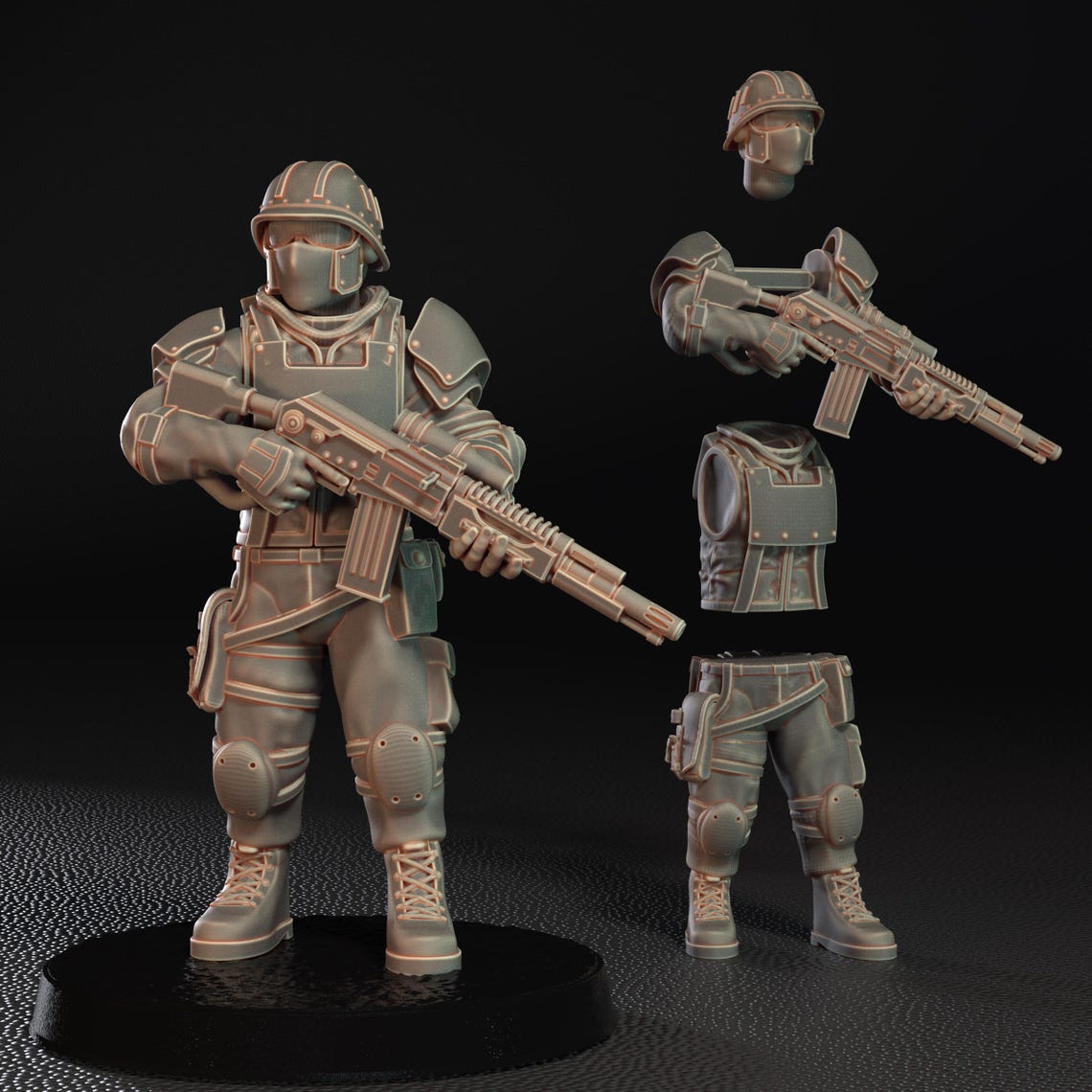 Command Projects Miniatures Unionist Labour Militia Cell Resin Game Miniature From Project ...