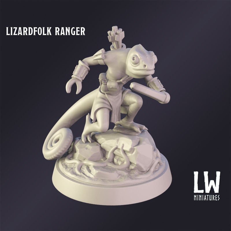 Lizardfolk Ranger - Etsy