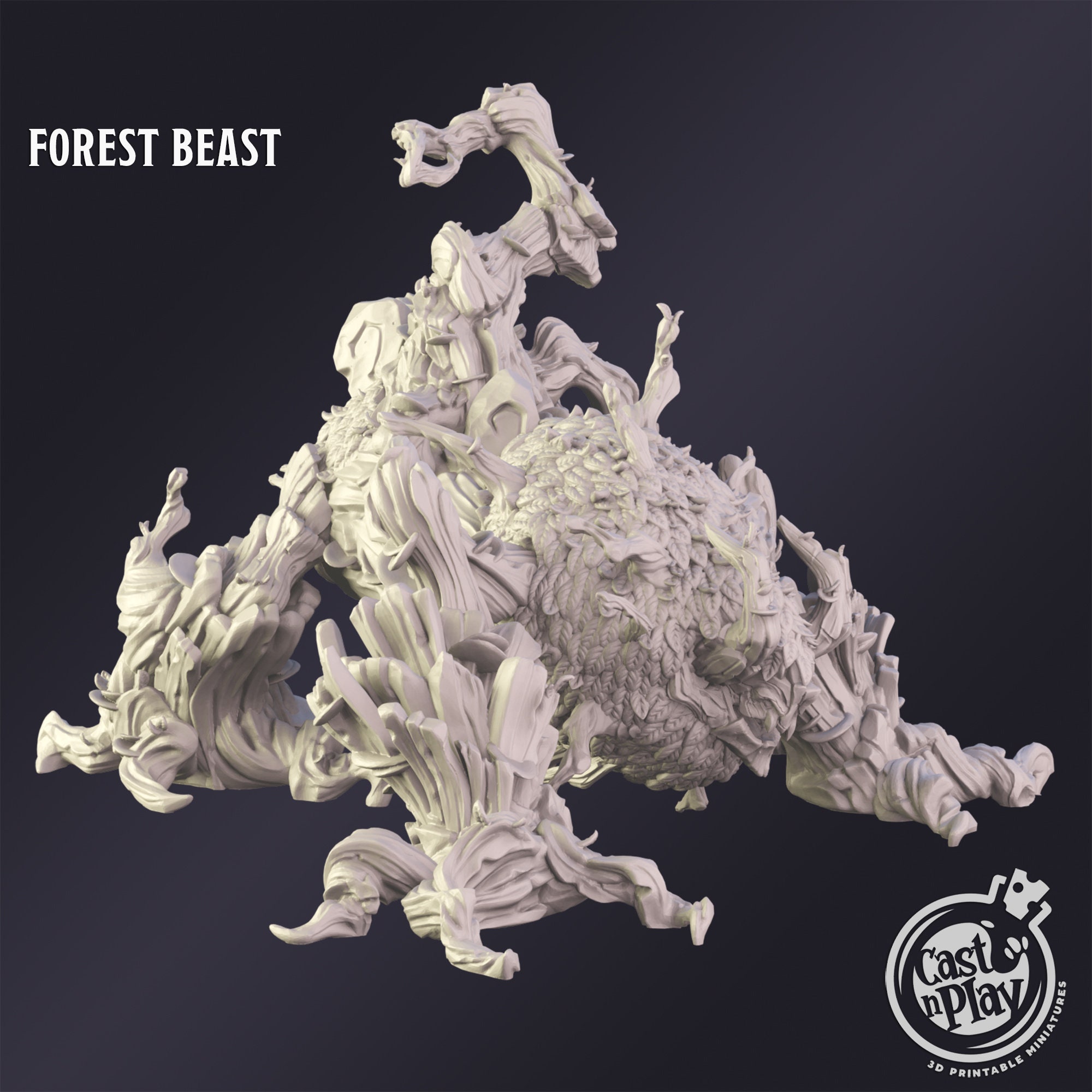 Dnd Miniature Forest Beast Miniature for Dungeons and Dragons Tabletop ...