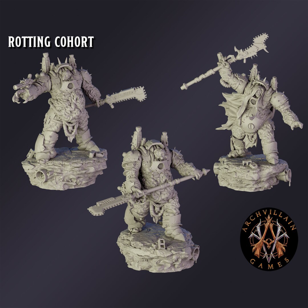 Rotting Cohort Premium Tabletop Game Miniature From Archvillain Games ...
