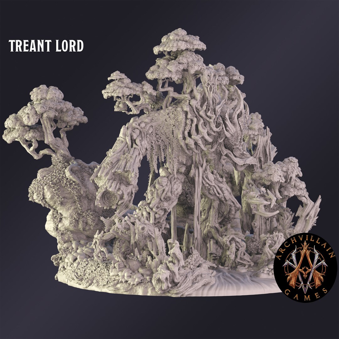 Dnd Miniature Treant Lord Miniature for Dungeons and Dragons Tabletop ...
