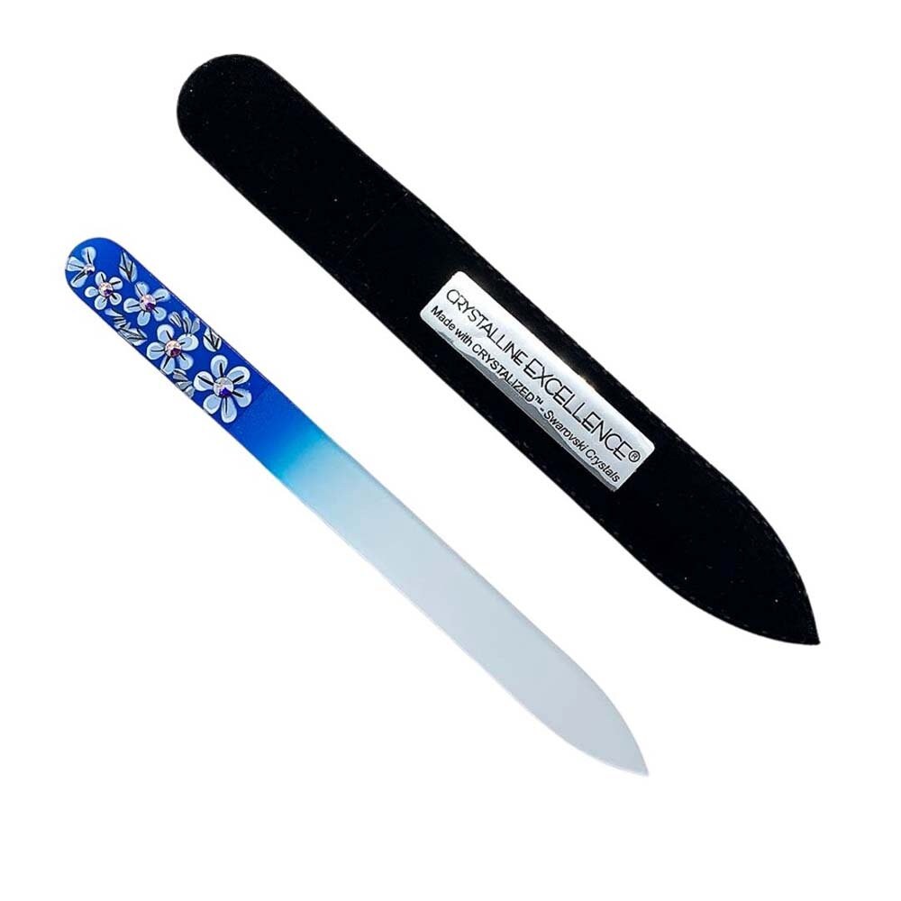 Set of 3 Pcs Czech Glass Nail File Swarovski Crystals Etsy