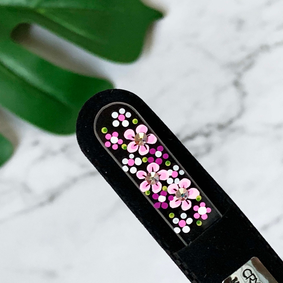Premium Czech Made Glass Nail File Swarovski Crystals Etsy