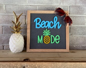 Beach Mode Letter Board Icons - Summer Decor