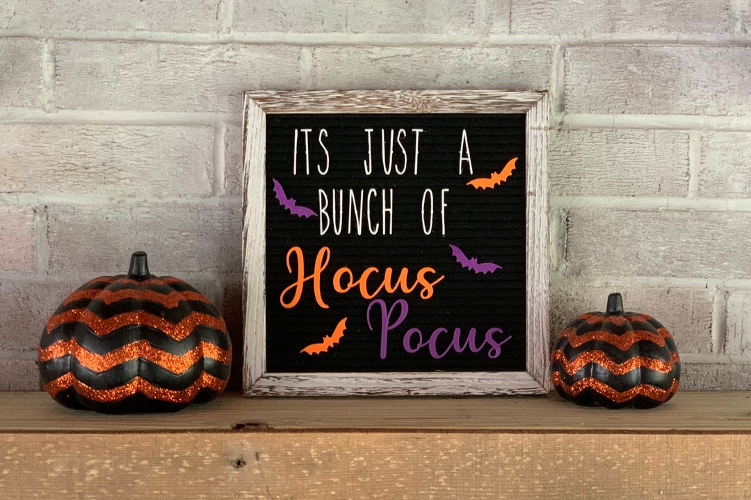 Hocus Pocus Letter Board Icons - 3D Printed Halloween Decor - Etsy