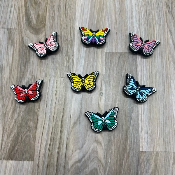 Butterfly Silicone Focal Beads |  Butterfly Focal Bead | Pen Beads | Keychain beads | Wristlet Beads | DIY Beads | Butterflies Bead