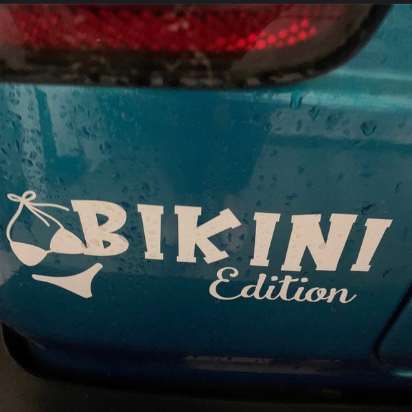 One Bikini Edition Decal - Vinyl Decal - Bikini Pearl Color