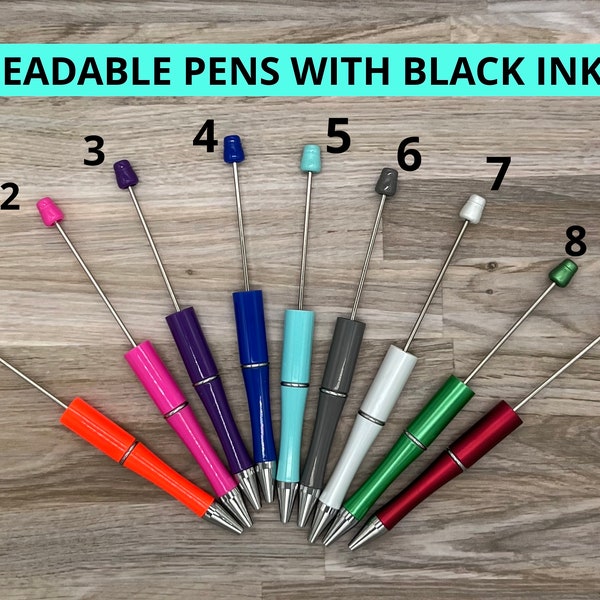 Beadable Pens with Black Ink | DIY Craft | Beadable Blank