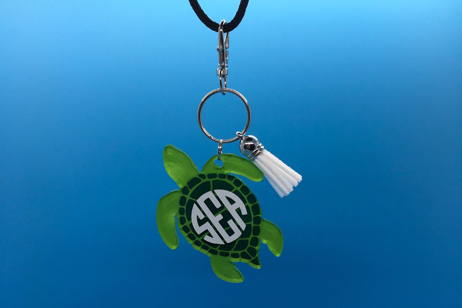 Personalized Sea Turtle Keychain Turtle Keychain Purse Etsy