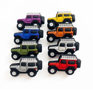 Vehicle Silicone Focal Beads |  SUV Focal Beads | 4X4 Off Road Focal Beads | Brick Focal Bead | Pen Beads | Keychain beads | Wristlet Beads
