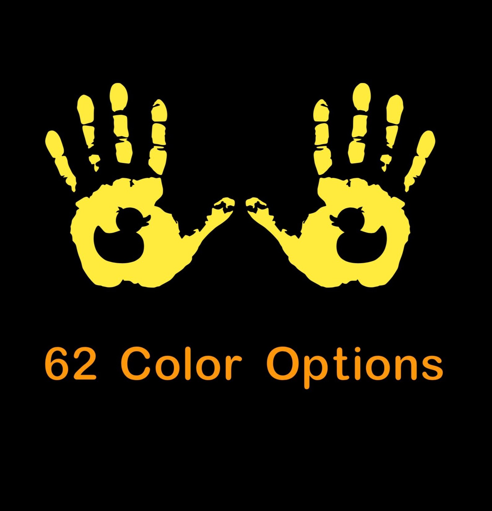 Set of 2 Rubber Duck Jeep Hand Wave Decals Hand Wave Decals Etsy