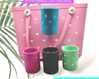 Beach Bag Can Holder • Compatible with Bogg • Cup Holder • Beach Bag Accessory • Pencil Cup • Compatible with Shoe Charms