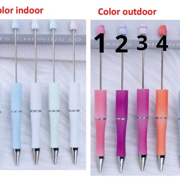 UV Color Changing Beadable Pens with Black Ink • DIY Craft • Beadable Blank