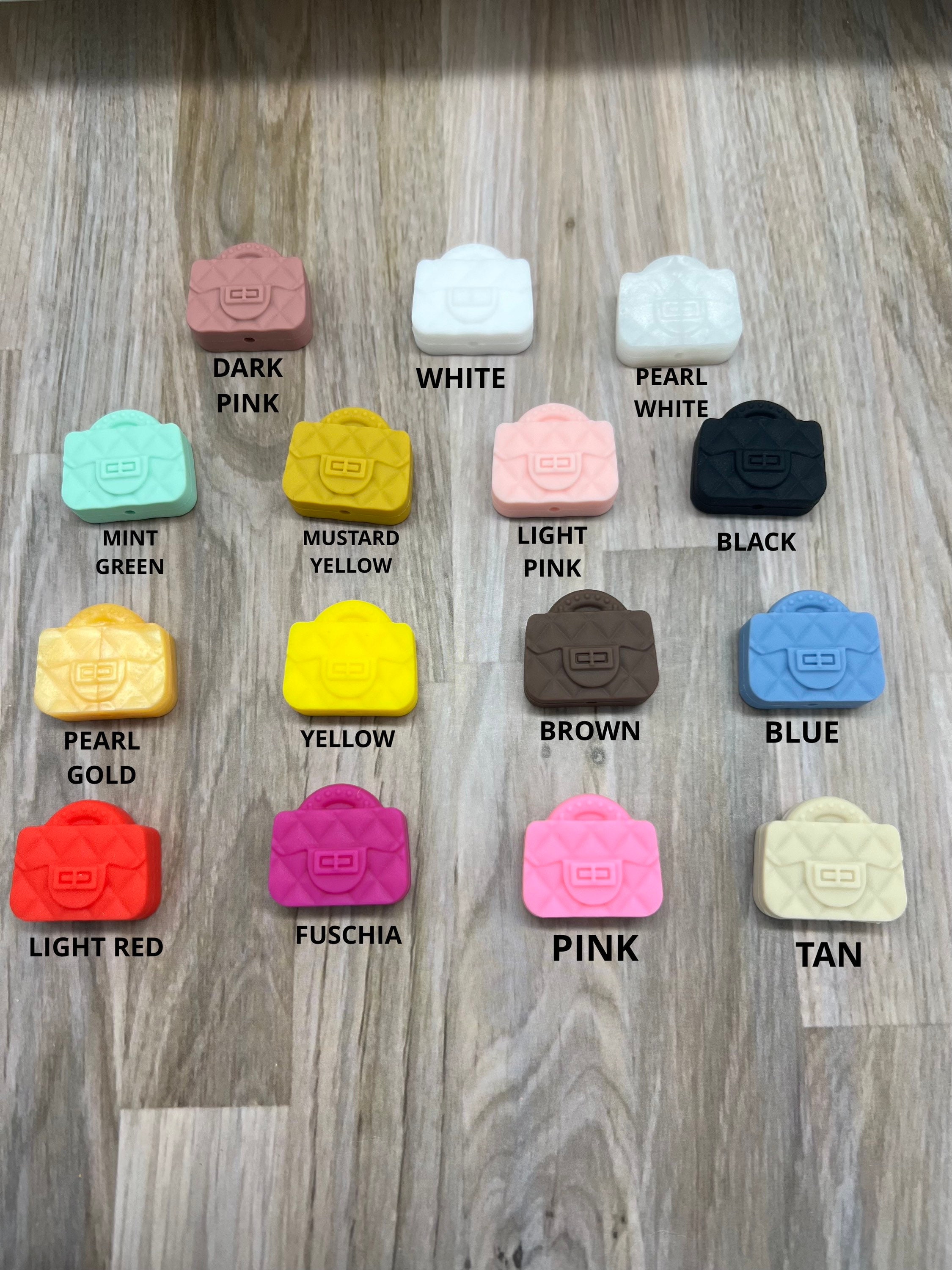 Luxury Silicone Focal Beads Luxe Various Colors 