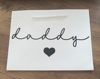 Personalised Fathers Day Gift Bag, Fathers Day Gift Bag, Fathers Day Gift, Personalised Gift Bag, Daddy Gift Bag