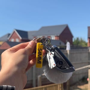 Custom Personalised Licence Plate Keyring, Custom Number Plate Keyring, New Driver Gift, Fathers Day gift, friends gift, leavers gift