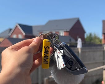 Personalised License Plate Keychain: New Driver Gift