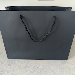 Plain Gift Bags, Landscape Gift Bags, Black Bags, Wedding Bags, Luxury Large Gift Bag, Groom Gift, Bags, Bags for all occasions