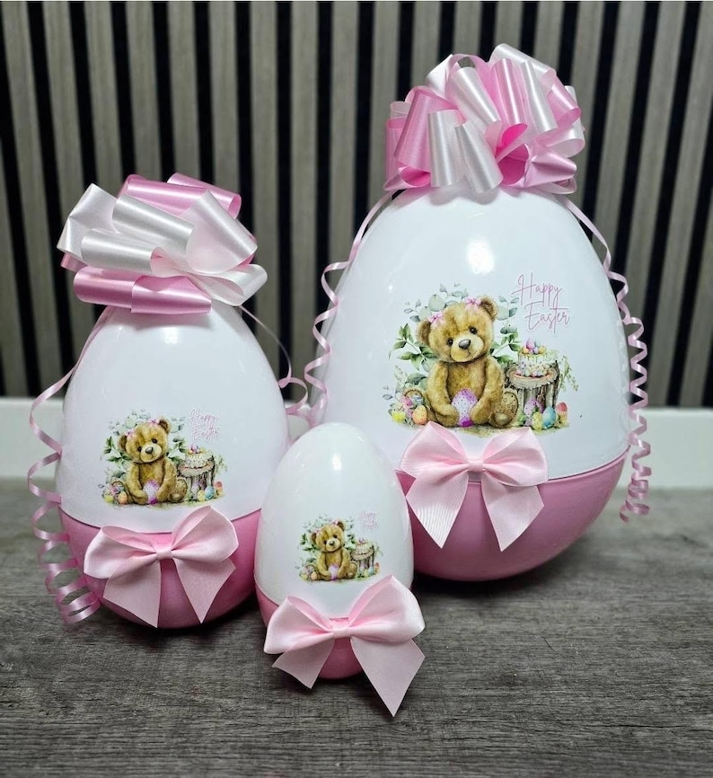 Stapelbart jätte-påskäggsset Pink