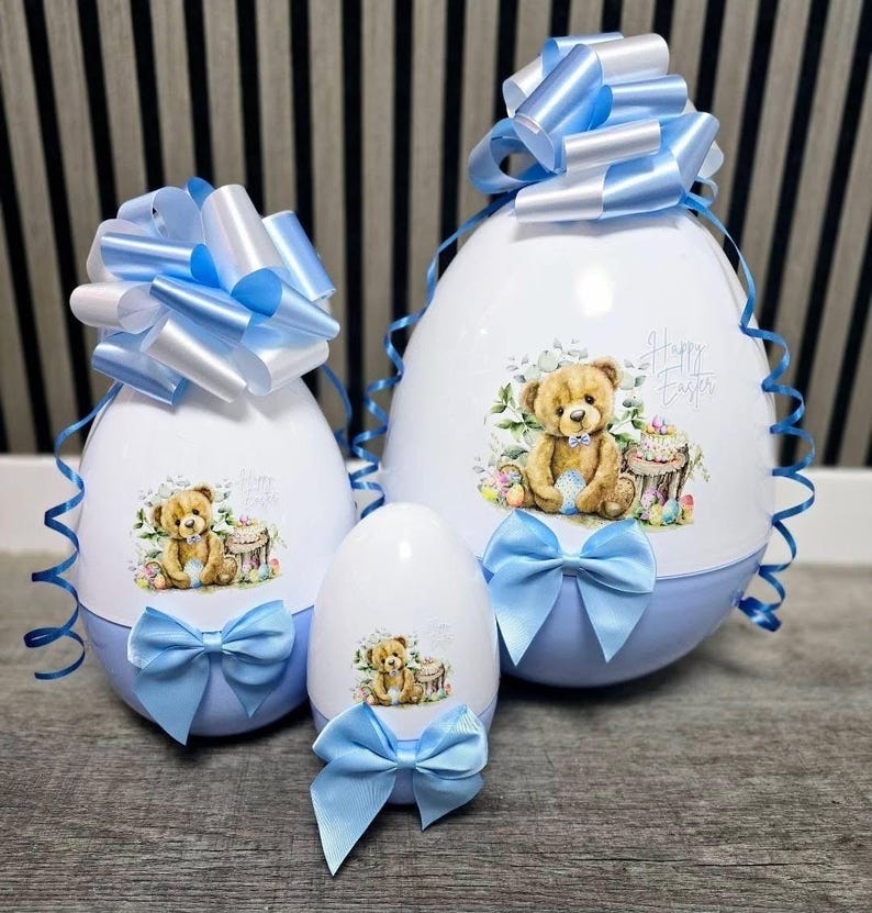 Stapelbart jätte-påskäggsset Blue