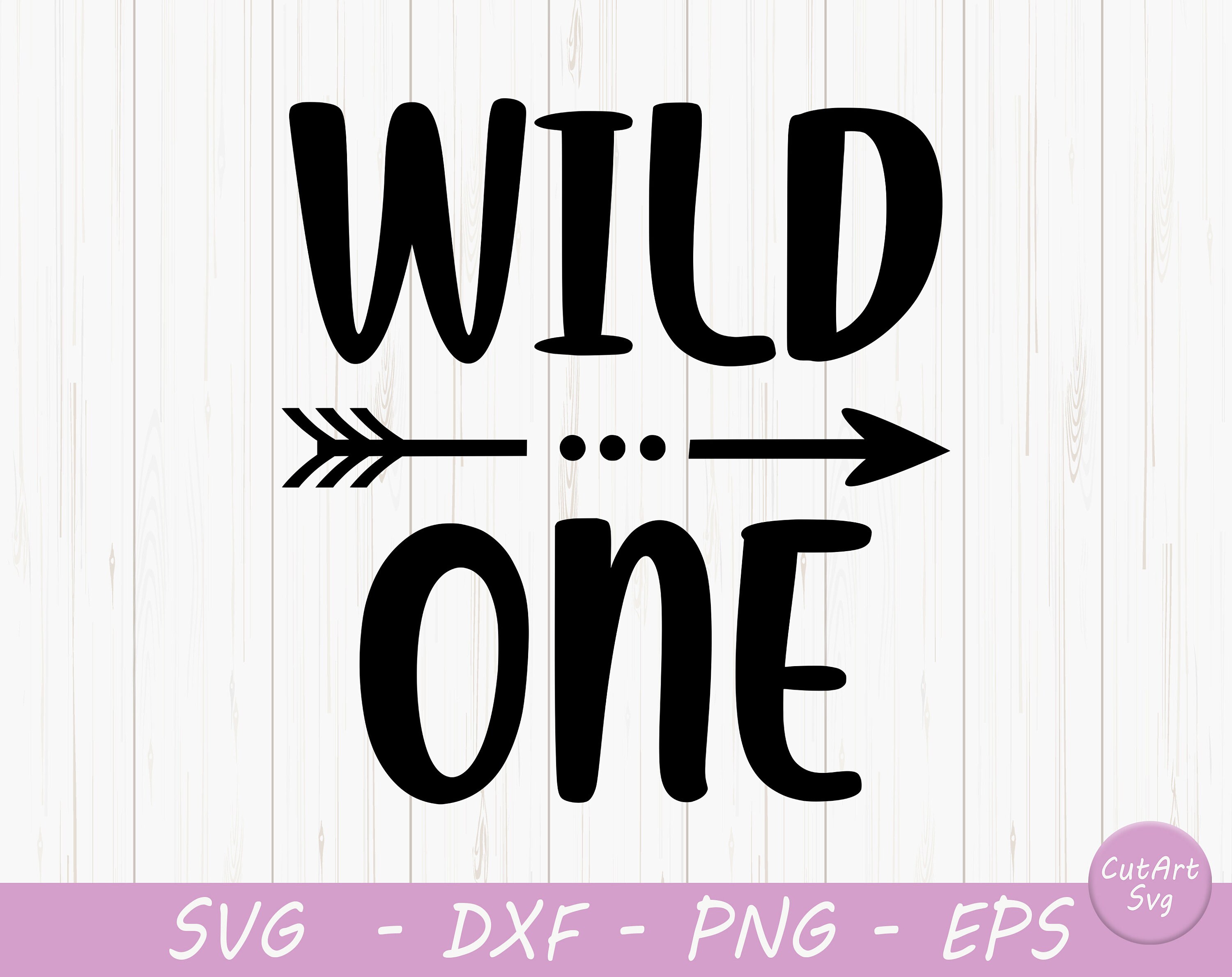Wild One SVG First Birthday svg dxf and png instant | Etsy