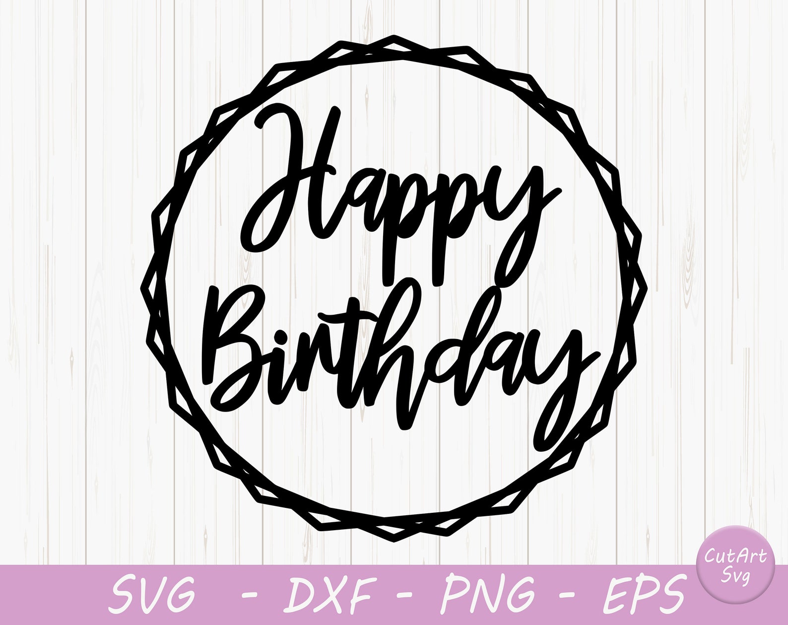 Happy Birthday svg Birthday svg dxf and png instant | Etsy