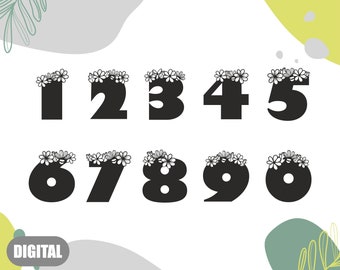 Download 3d Numbers Svg Etsy PSD Mockup Templates