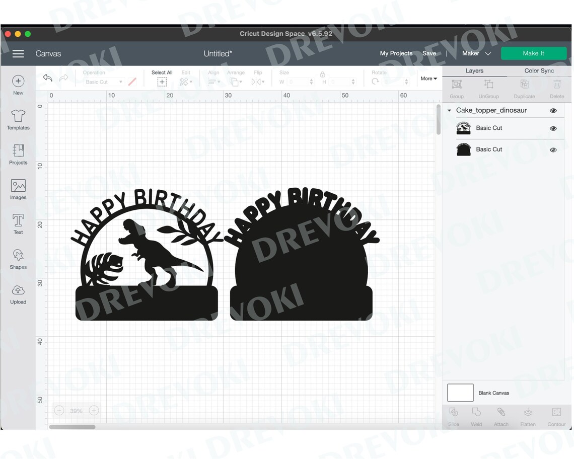 Free Free Svg Dinosaur Cake Topper 100 SVG PNG EPS DXF File