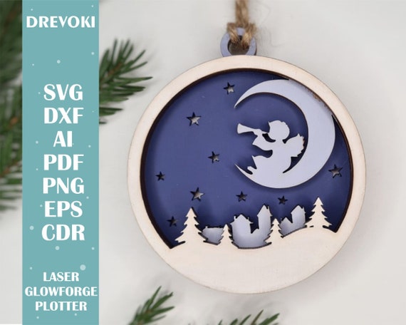 Download Christmas Ornament Svg Glowforge Svg Files New Your Ball Etsy